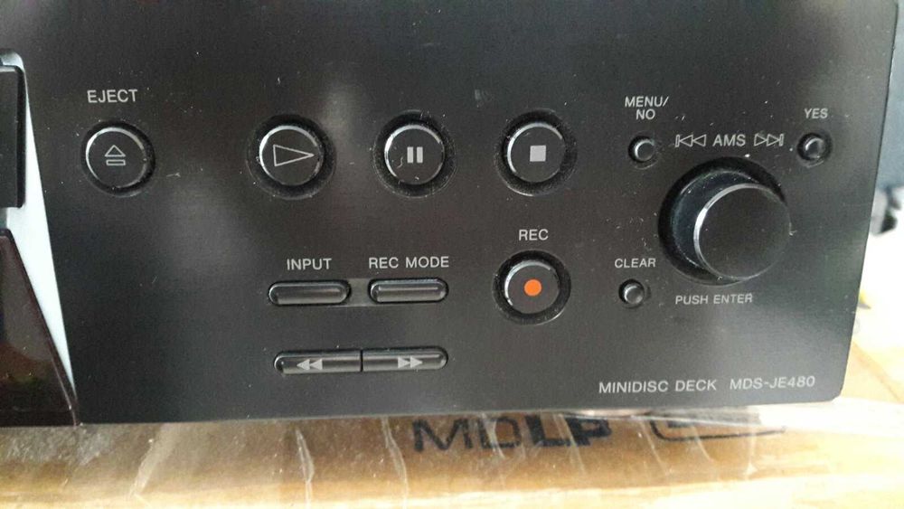 мини дисковая дека  Sony-mds 480- коробка\пульт опция\состояние!
