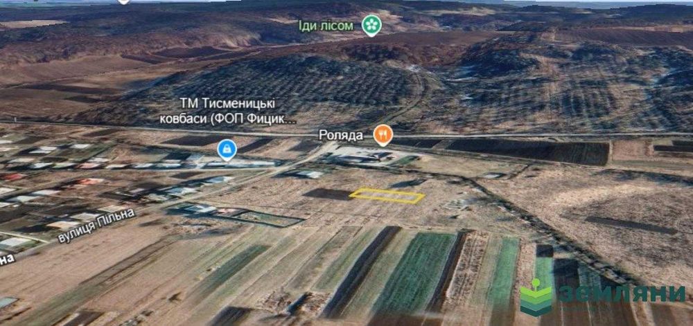 Продаж землі під забудову, 10 соток м.Тисмениця вул. М.Погідної (5)