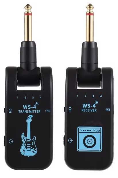 Kit emissor transmissor receptor wireless sem fio guitarra baixo NOVO