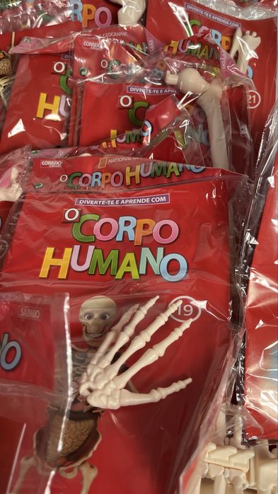 Coleção “O Corpo Humano” National Geographic (34 fascículos completos)