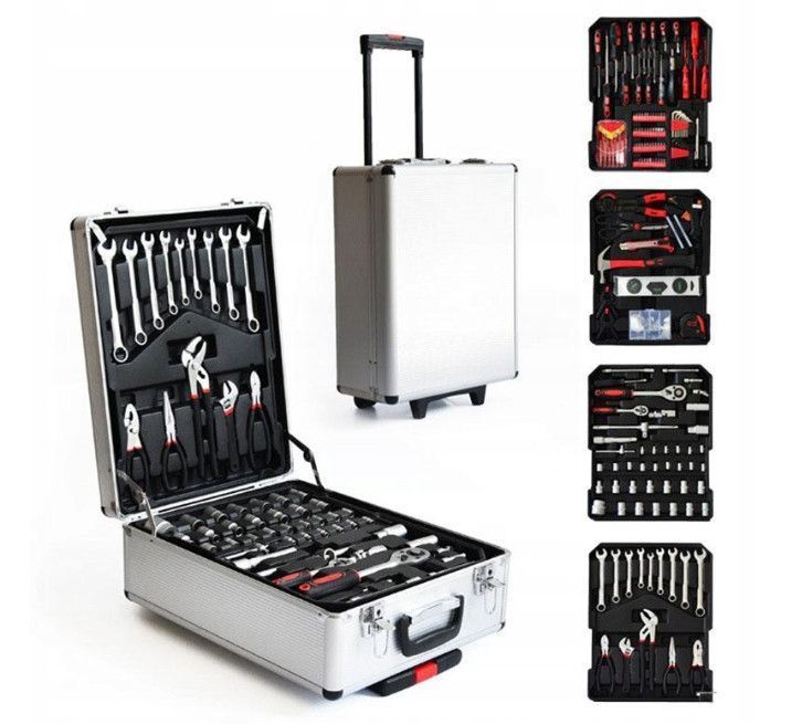 Набор инструментов 186 ел. Geko в чемодане сплав хром-ванадий