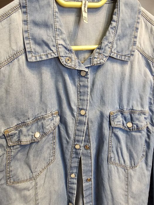 Stradivarius джинсовая рубашка