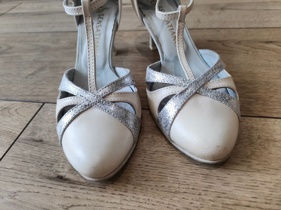 Buty ślubne taneczne Sensatiano 38