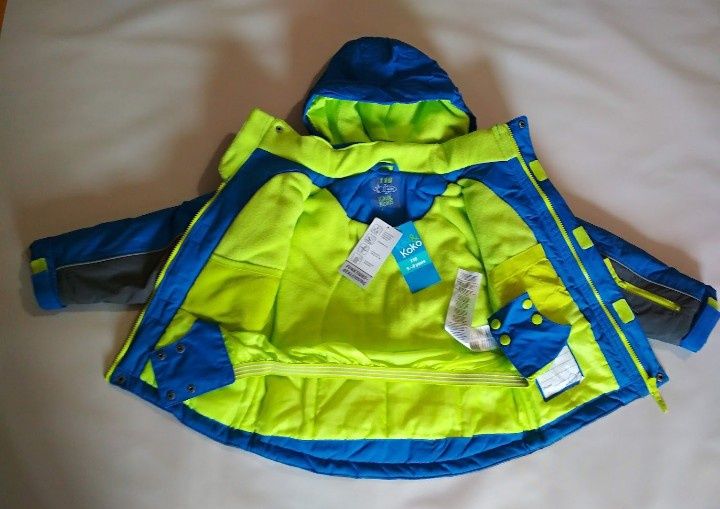 116 Зимова термокуртка мембрана, Німеччина kiki&koko 6 р на хлопчика