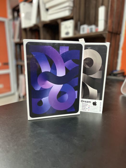 Apple iPad Air 10.9 M1 2022 64 gb WiFi Purple MME23 ГАРАНТИЯ МАГАЗИНА ...