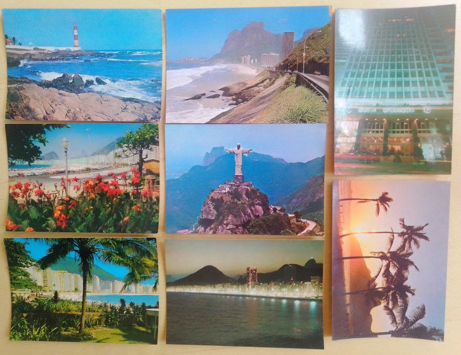 BRASIL - Rio de Janeiro - 8 postais antigos