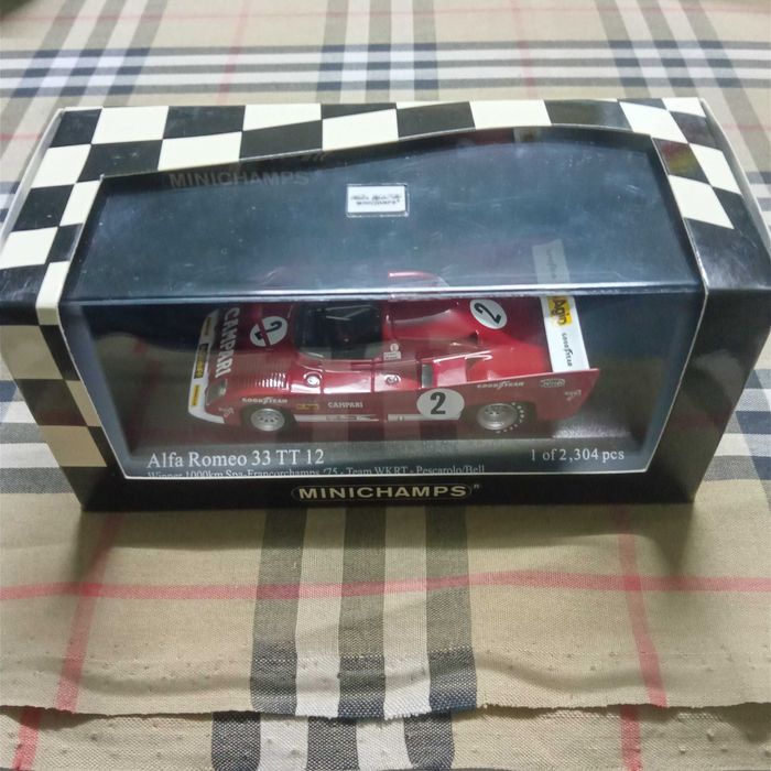 1/43 Alfa Romeo 33 TT 12 "1000km Spa-Francochamps" 1975- Minichamps