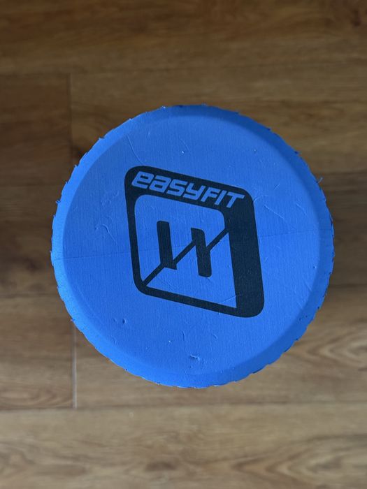 Масажний ролик EasyFit Foam Roller 60 см для МФР, йоги та спини майже новий