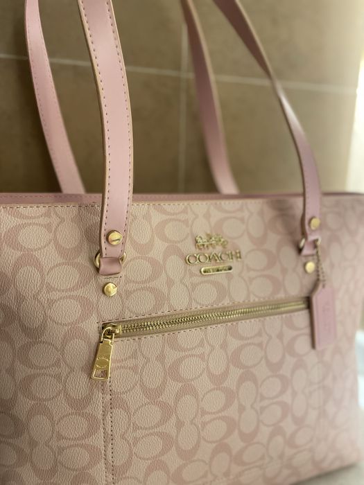 mala tote rosa coach