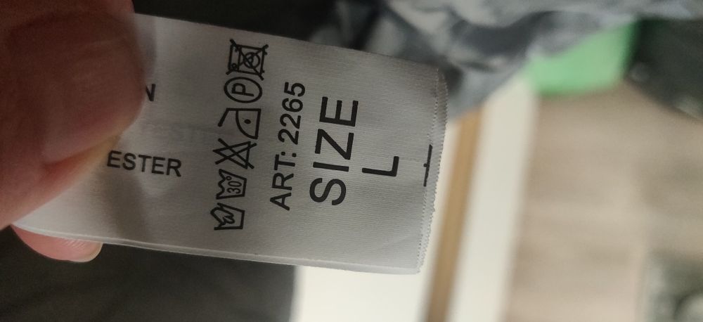 Szara kurtka ml zimowa nowa
