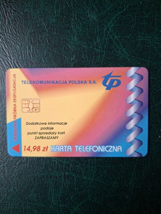 Polskie próbne karty telefoniczne numer 53 P - 55 P.