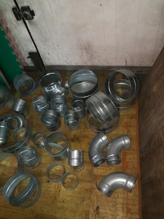 Elementy wentylacji rury złączki