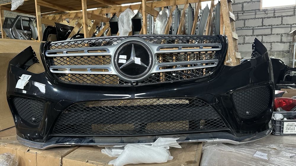 Бампер передний Мерседес ML GLE W166 GL GLS X166 Оригинал