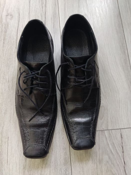 Buty skórzane wizytowe