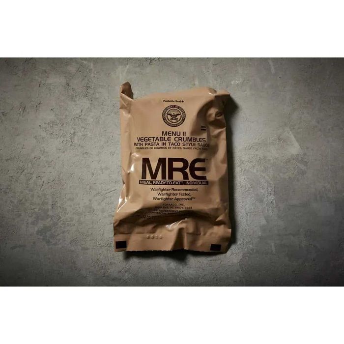 Сухпайки армії США MRE (ящиками та окремо)