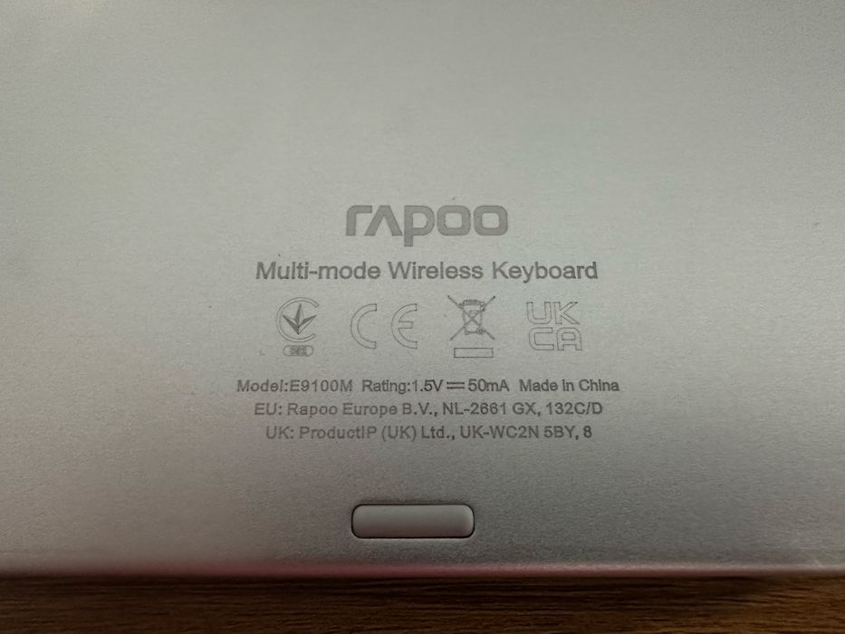 Rapoo бездротова клавіатура і миша Bluetooth, комплект E9100M + M200 (не Logitech, A4Tech, HP), б/в