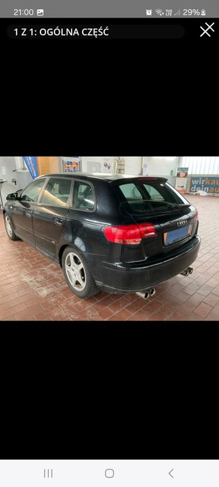 Tłumik końcowy podwójny wydech Audi A3 8P Sportback RAGAZZON