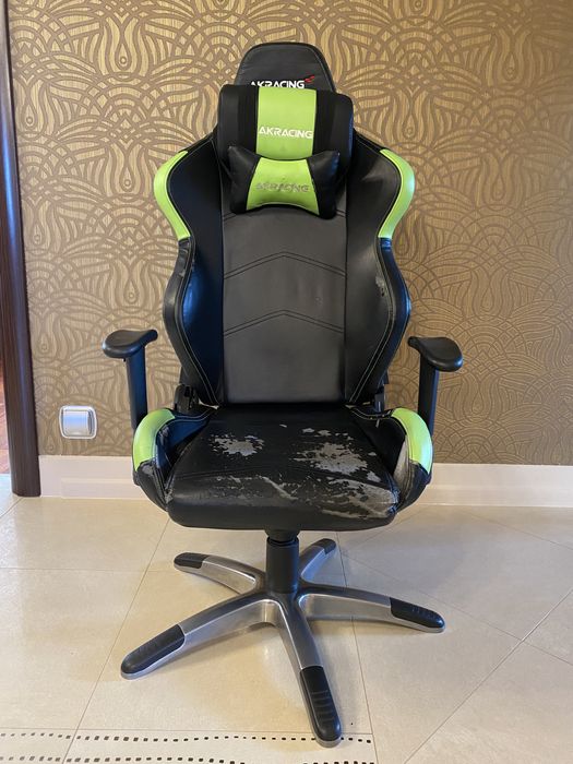 Fotel gamingowy AKRACING czarno-zielony