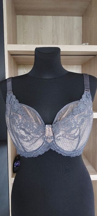 Lanny Mode Biustonosz z siateczką Grafit 90D