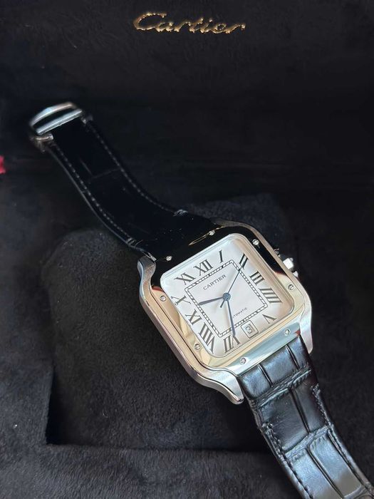 Мужские премиум часы Cartier Santos Dumont