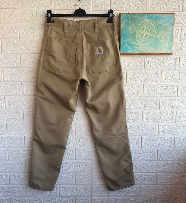 Штани Carhartt Abbott pant вільні брюки бежеві весняні легкі робочі work wear р28 ХС-С прямі
