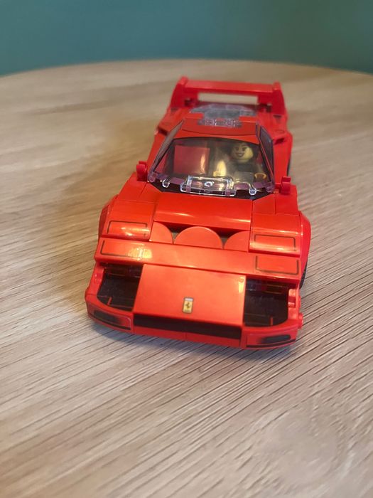 Lego speed chempions Ferrari f40 czerwone