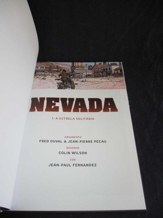 Livro BD Nevada A Estrela Solitária