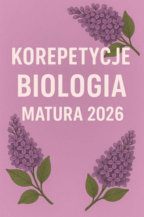 korepetycje biologia – dla maturzysty
