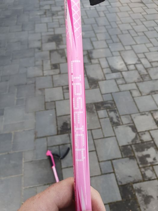 Kije kijki nordic walking trekingowe 105 cm Spokey Lipstick różowe