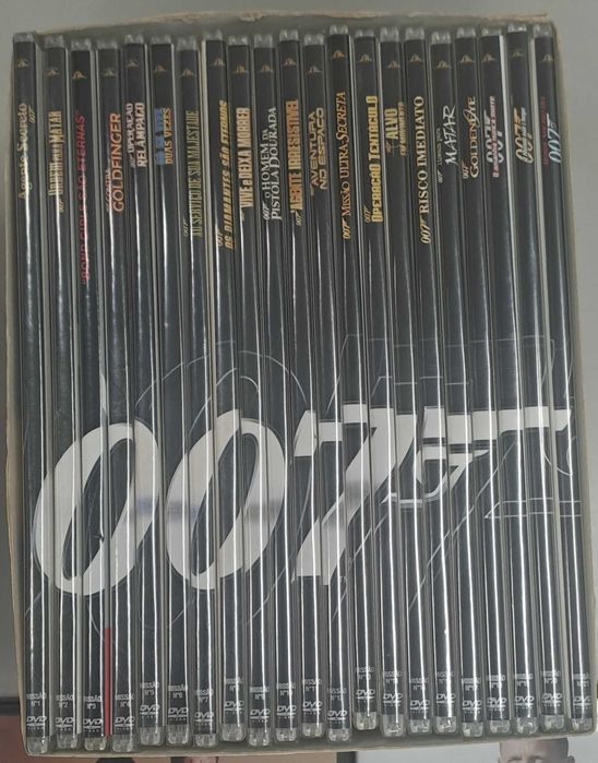 Pack 1 com 25 Filmes do 007 (21 Novos e Selados), Inclui o Spectre
