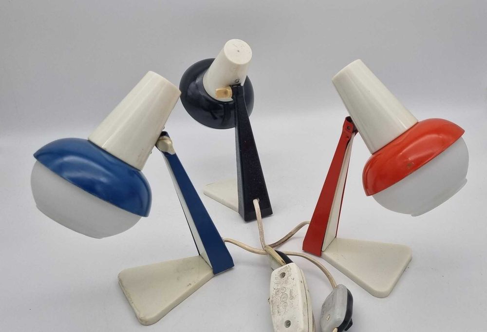 Lampka nocna zaos LN-10 Design PRL lata 60 Gałecki