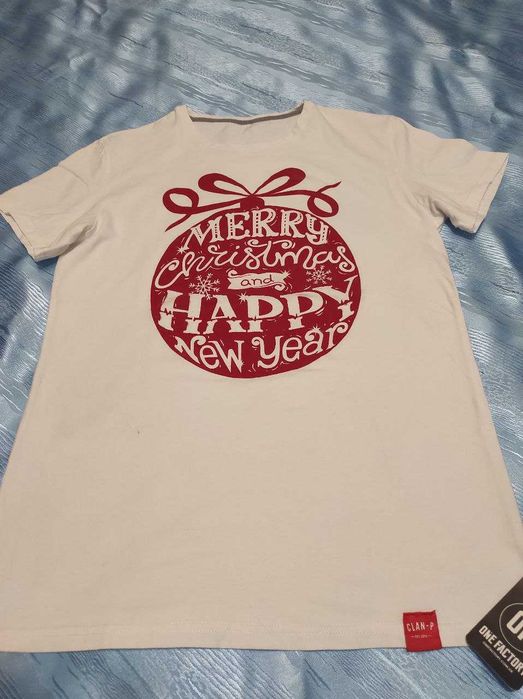 Новогодняя футболка с принтом “Christmas ball” L