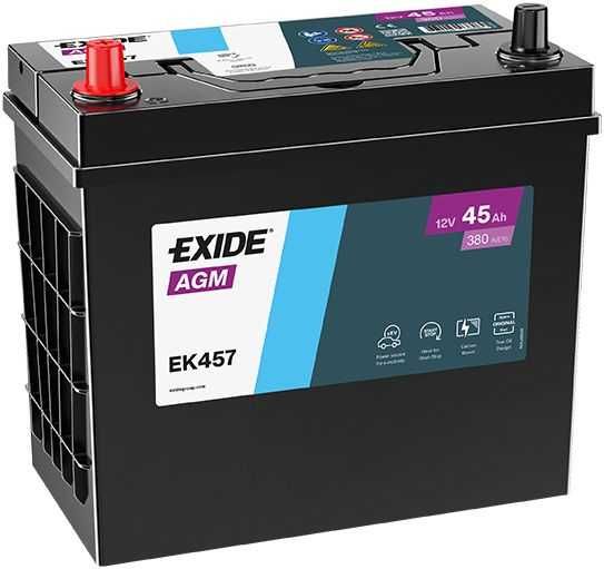 Akumulator Exide 12V 45Ah/380A Start&Stop AGM(L+) 237x127x227 Hybryda