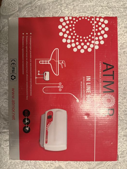 Проточний водонагрівач Atmor in Line 900 на 7 кВт