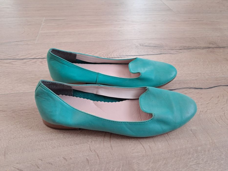 Baleriny skórzane rozmiar 37