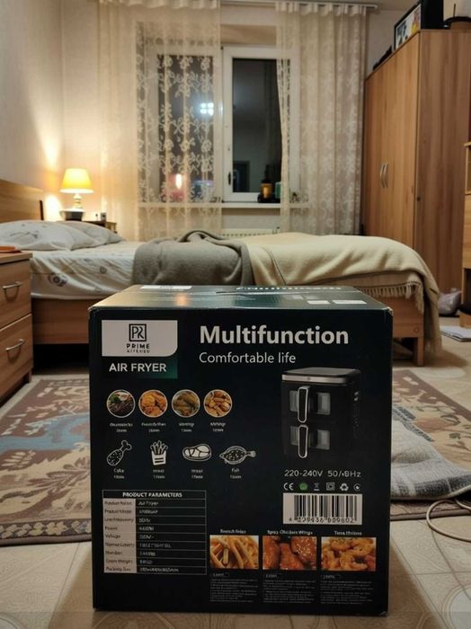 Подвійний аерогриль на 15 л з двома камерами фритюрниця