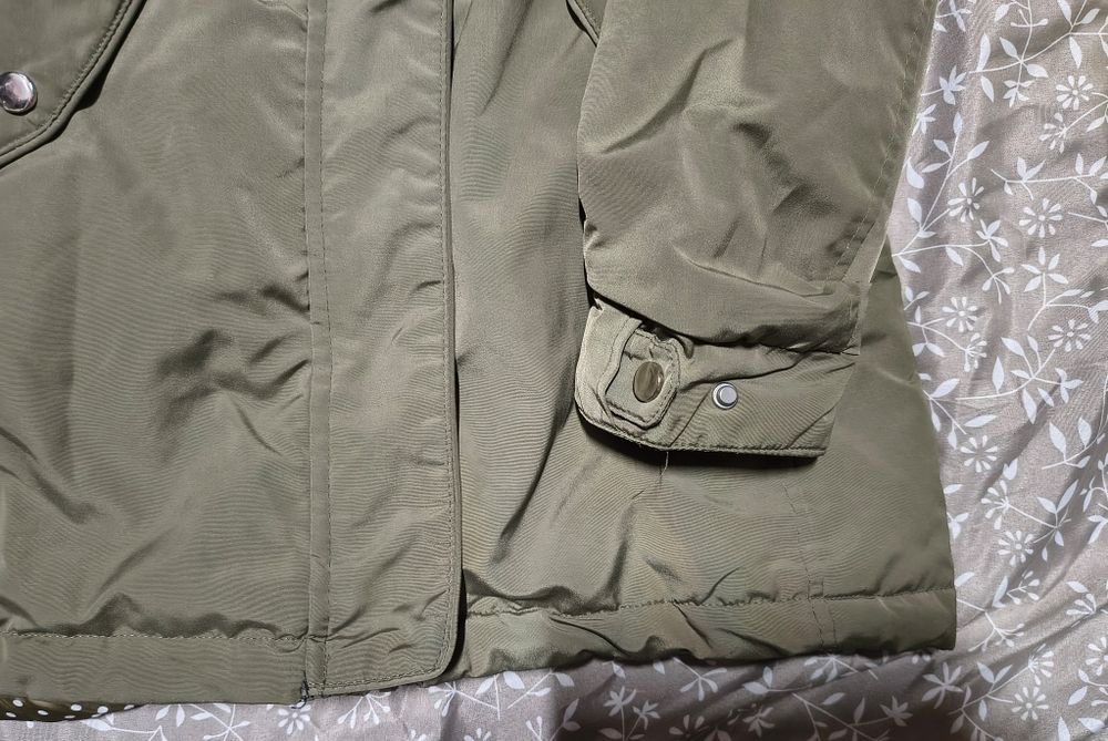 Kurtka dwustronna parka khaki H&S roz. 40