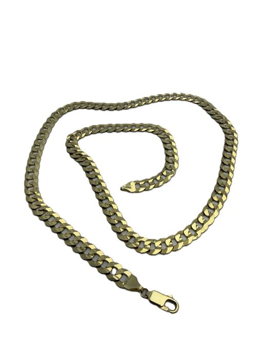 Masywny Złoty Łańcuch Pancerka 34,45g P585 14K 60CM Pełny 0.8CM