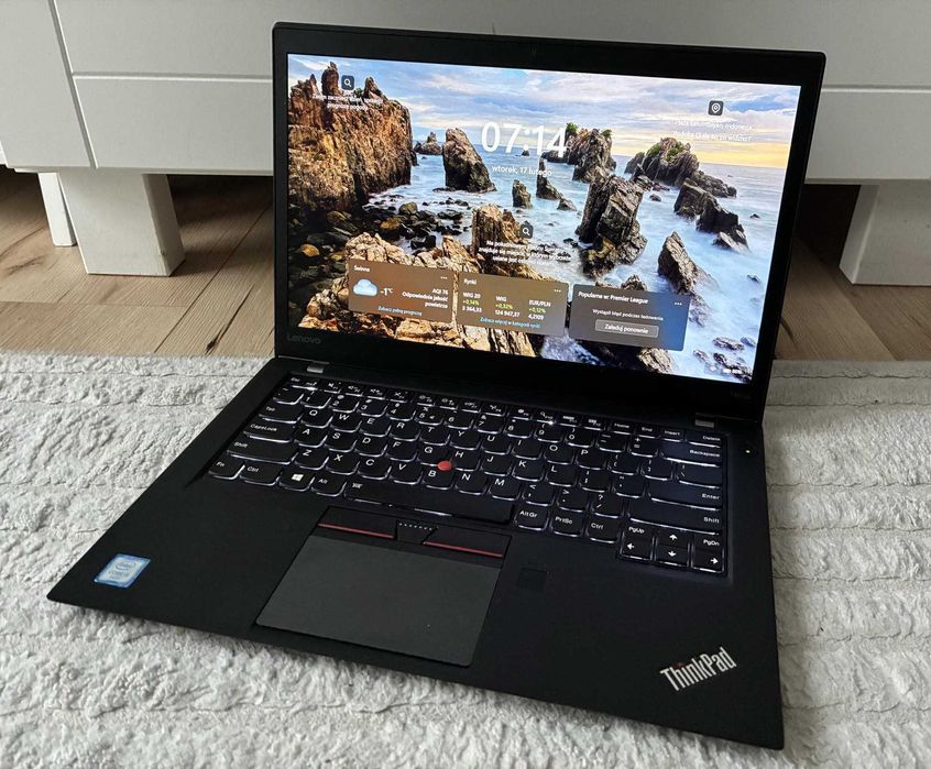 Laptop Lenovo ThinkPad T460s i5-6200U 12GB SSD 512GB Full HD Win11