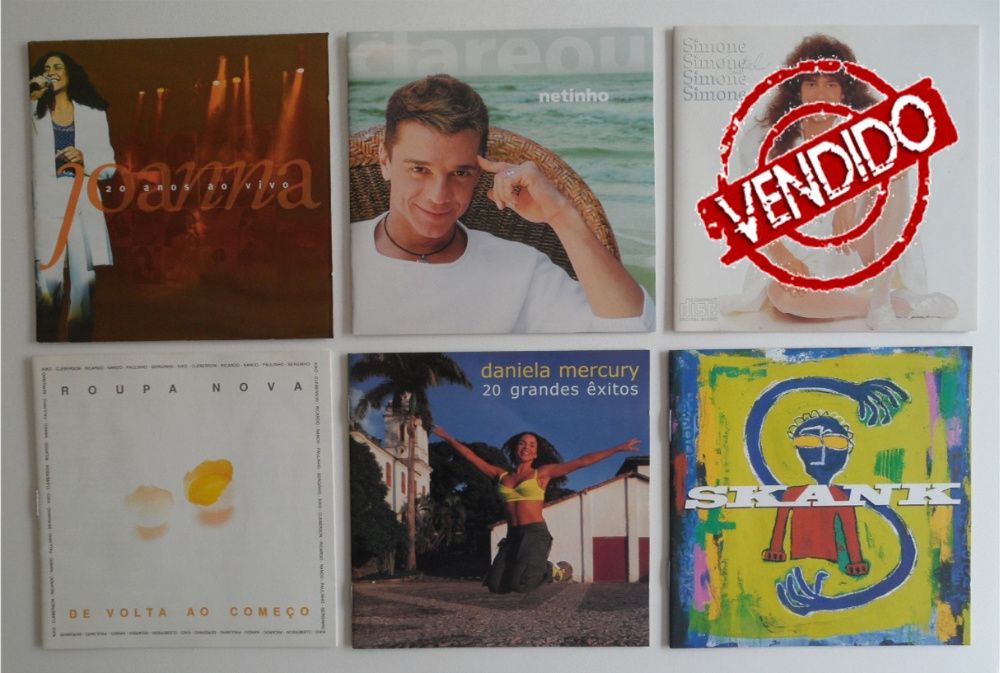 CD's Música Brasileira (individualmente ou em lote)