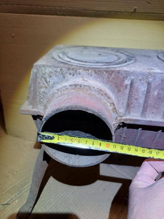 Piecyk kominek koza zeliwny