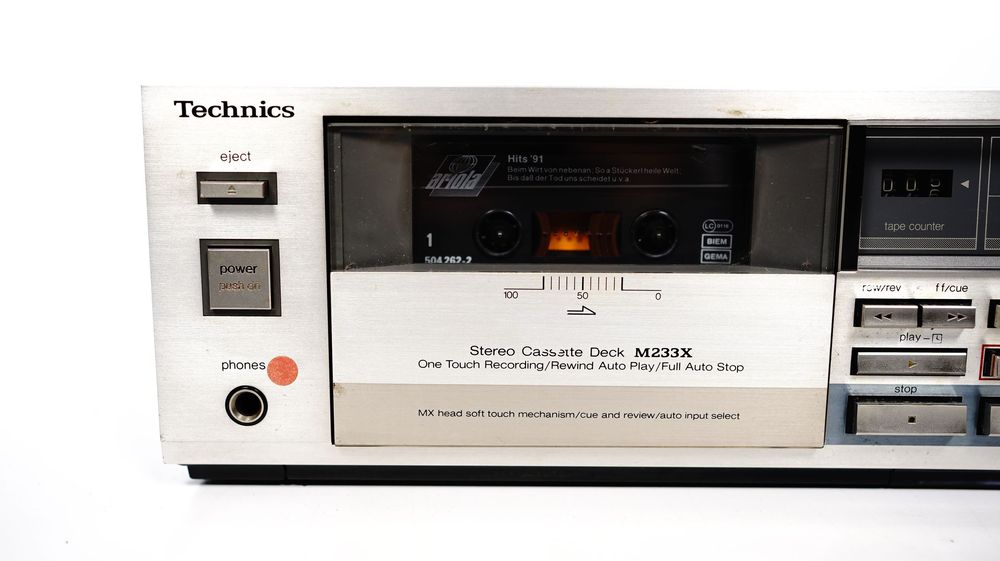 Deck TECHNICS RS-M233X * MX Head * dbx * Dolby B/C * CUE/REV magnetofon