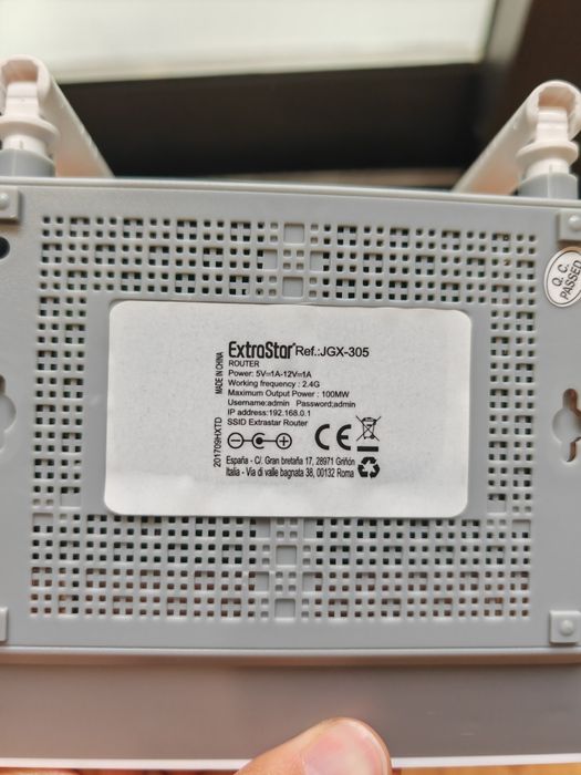 Router Wi-Fi ExtraStar JGX-305 – 2.4GHz