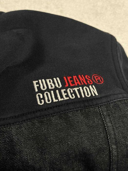Винтажная джинсовая куртка FUBU Jeans Varsity Jacket 2005