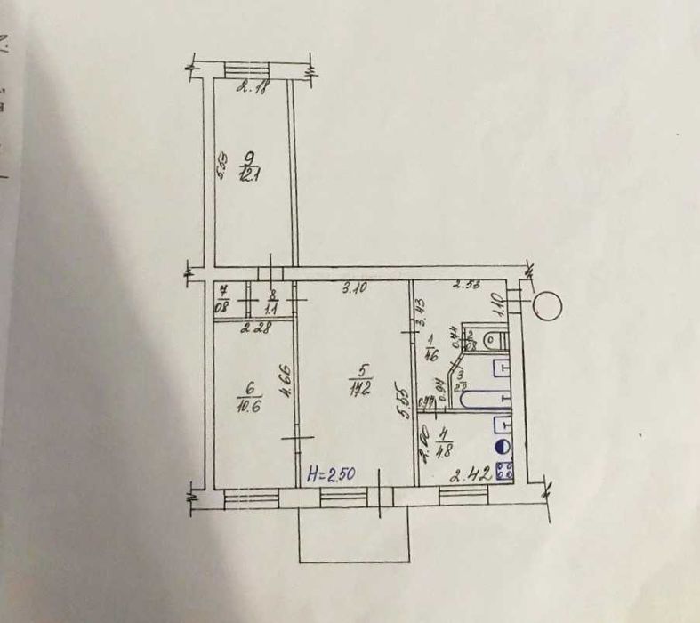 D1A  Продам 3к.кв. Пятихатки Центр Курчатова