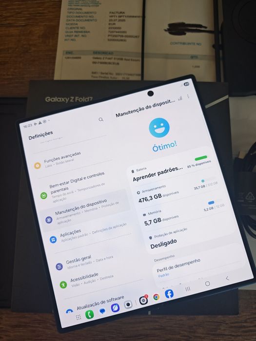 Samsung S25 Ultra 12GB/512GB Preto Titanium Seminovo C/Garantia Aceito