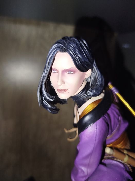 Yennefer kunoichi. Wiedźmin figurka.
