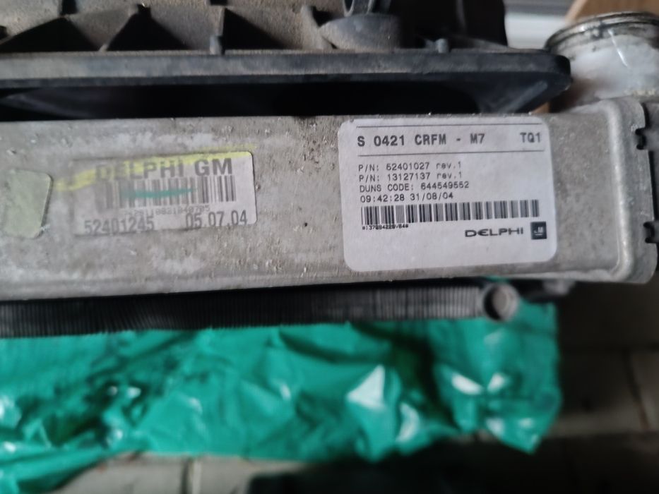 Meriva a 1.7 dti komplet chłodnic intercooler