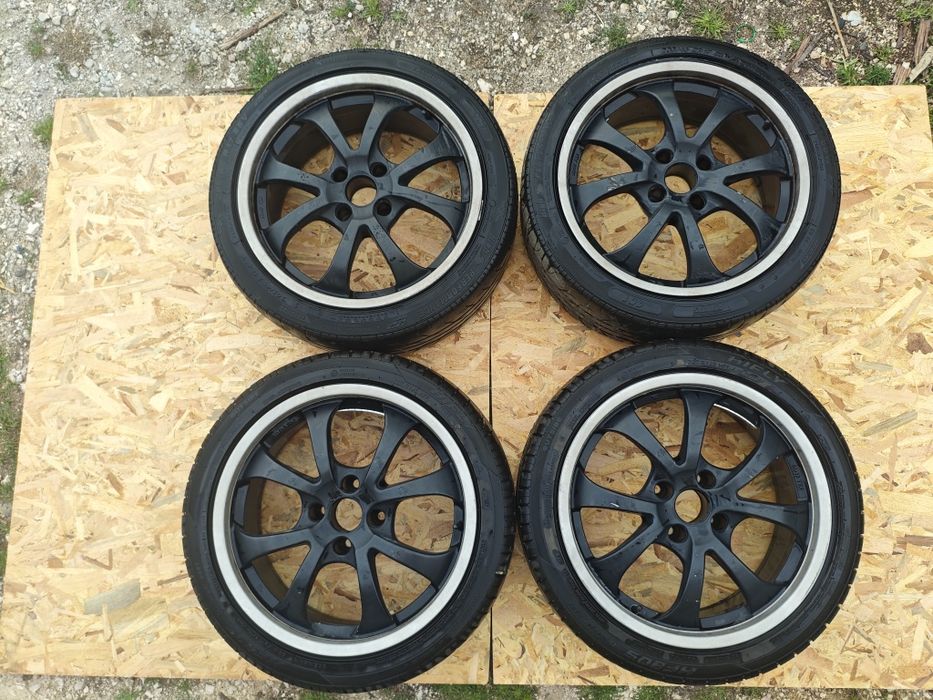 Jantes 17" 4 furos + pneus 235/40 R18 - conjunto 4 unidades