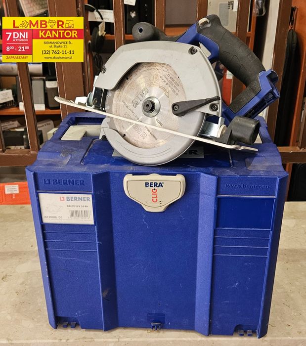4106/25 Piła tarczowa akumualtorowa Berner BACCS 18V